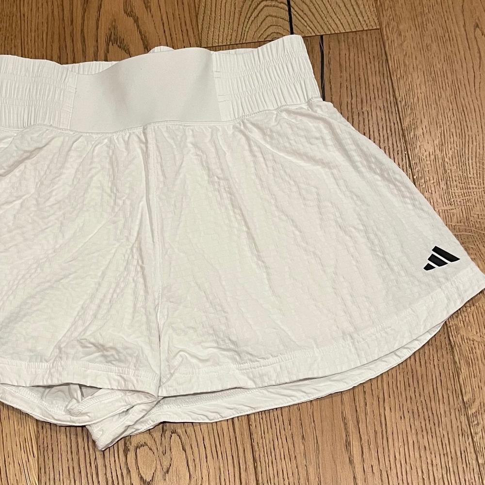 White Adidas Tennis shorts